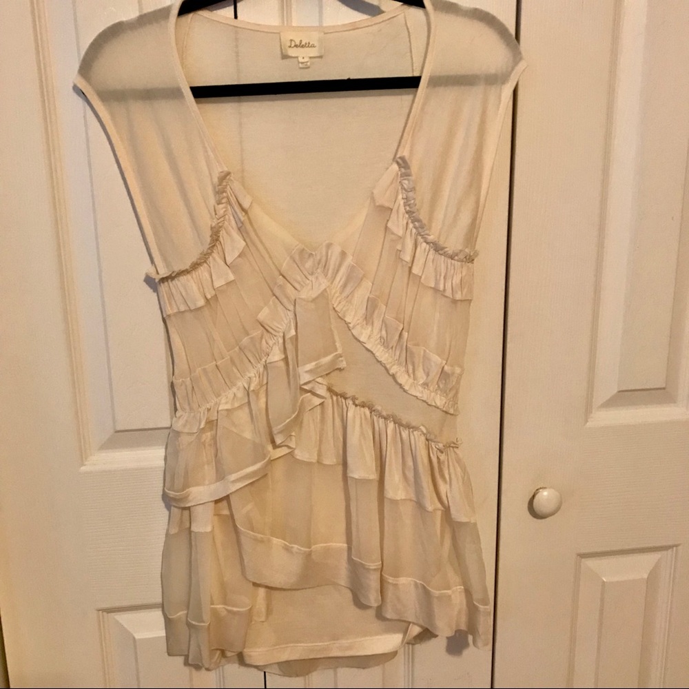 Anthropologie Deletta Top. Sz Med.